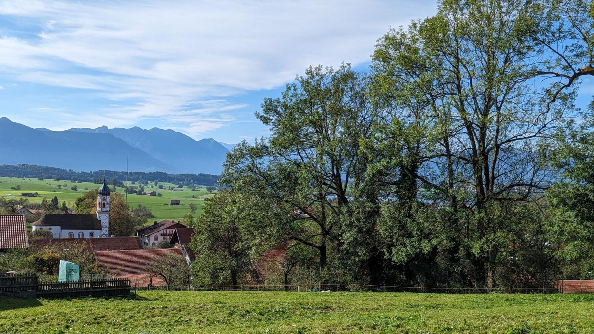Liboria I Traumhafte Ferienwohnung In Aidling Am Riegsee Mit Atemberaubendem Panoramablick! Exterior foto
